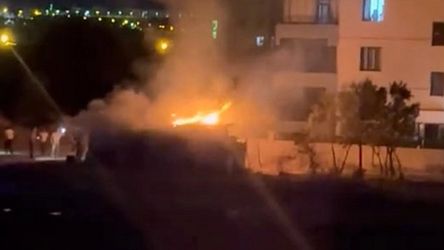 Elazığ'da kümes yangını