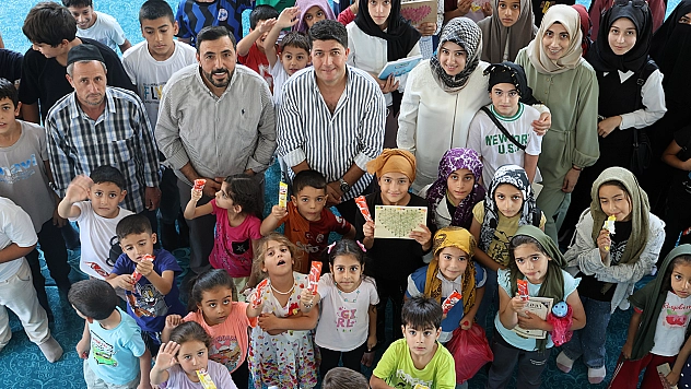 Elazığ'da Kur'an Kursu'nda filografi sanatı etkinliği