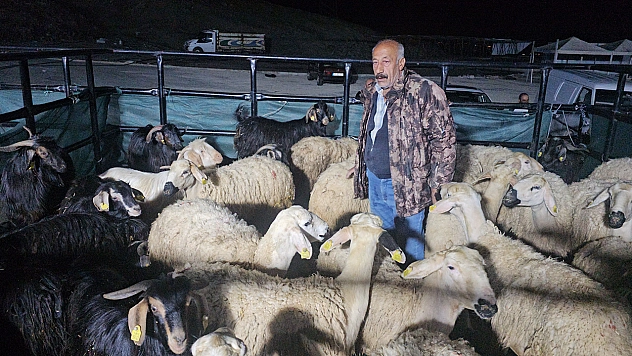 Elazığ'da kurban pazarında uykusuz mesai