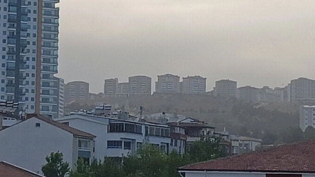 Elazığ'da kuvvetli rüzgar etkili oldu