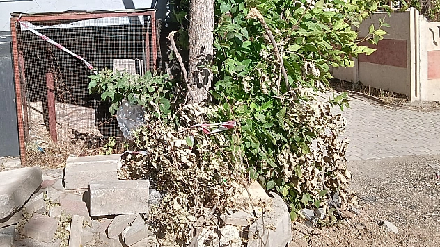 Elazığ'da kuvvetli rüzgar hayatı felç etti