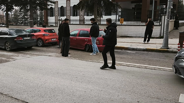Elazığ'da maddi hasarlı trafik kazası