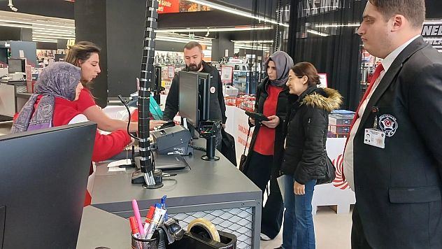 Elazığ'da market ve işletmelere poşet denetimi