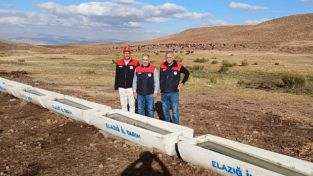 Elazığ'da Mera Islah Projesi kapsamında 30 beton sıvat tamamlandı