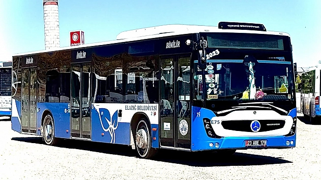 Elazığ'da mesleğini severek yapmanın en güzel örneği: Otobüs şoförleri adeta örnek oluyorlar