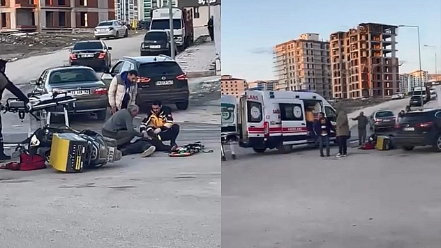Elazığ'da motosiklet ile otomobil çarpıştı: 1 yaralı