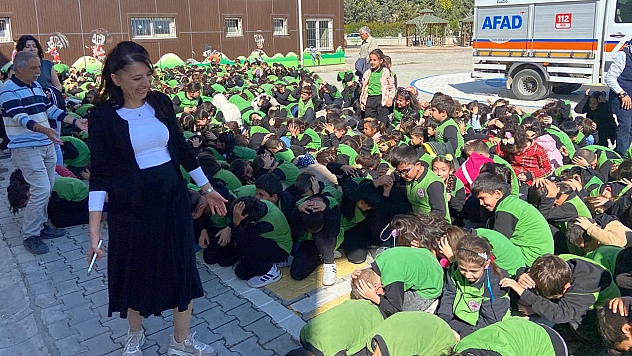 Elazığ'da öğrencilere afet farkındalık eğitimi