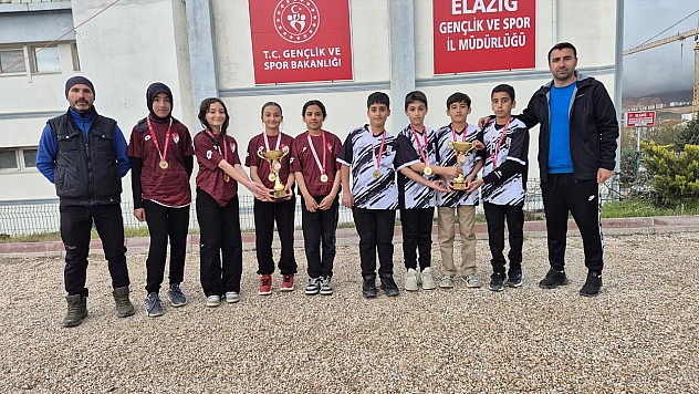 Elazığ'da okul sporları rüzgarı: 261 sporcu mücadele etti