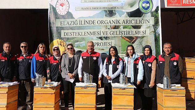 Elazığ'da organik arıcılığın desteklenmesi ve geliştirilmesi projesi hayata geçti