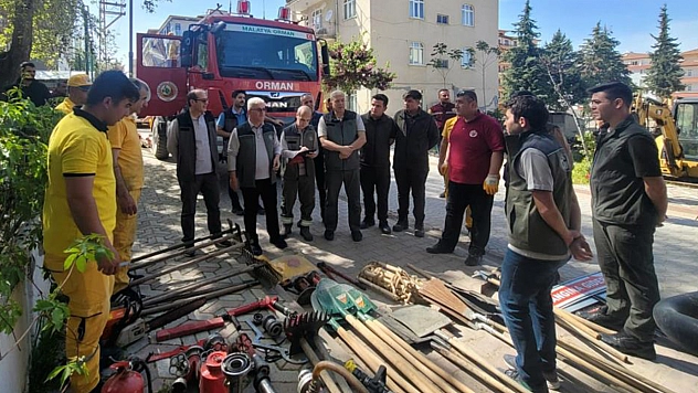 Elazığ'da Orman Yangınları İle Mücadele Eğitimleri Sürüyor