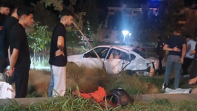 Elazığ'da otomobil Millet Bahçesi'ne daldı: 5 yaralı