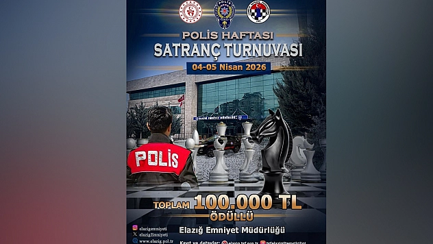 Elazığ'da Polis Haftası Satranç Turnuvası düzenlenecek