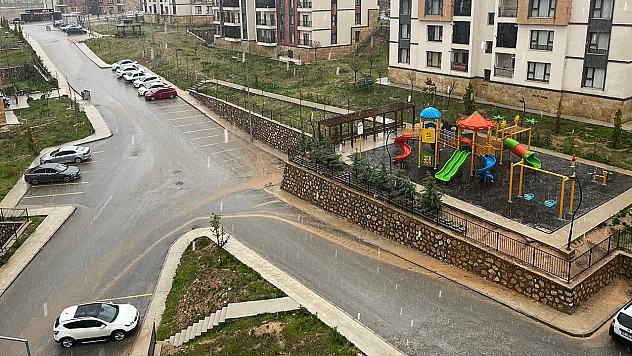 Elazığ'da sağanak etkili oluyor