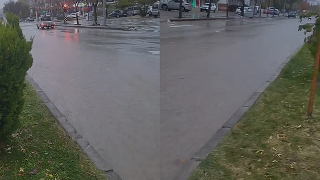 Elazığ'da sağanak yağış etkisini sürdürüyor