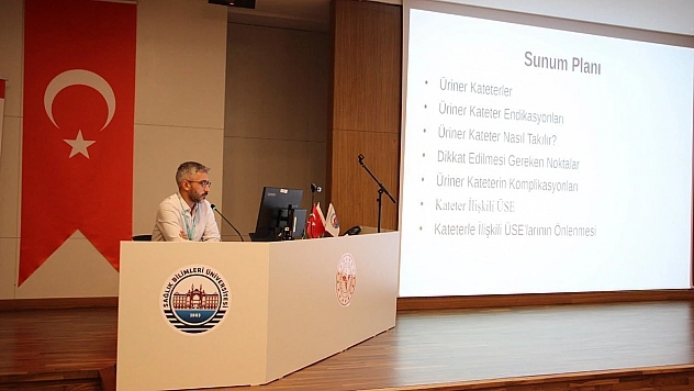 Elazığ'da sağlık çalışanlarına kateter eğitimi