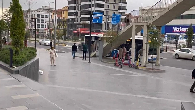 Elazığ'da şiddetli fırtına!