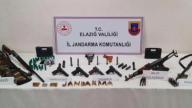 Elazığ'da Silah Kaçakçılığı Operasyonu