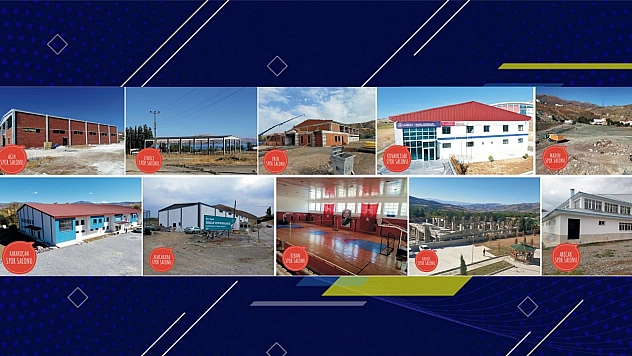 Elazığ'da spor salonsuz ilçe kalmıyor