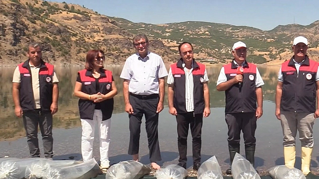 Elazığ'da su kaynaklarına 5 milyon 786 bin yavru sazan kazandırılacak
