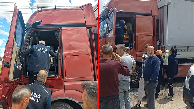 Elazığ'da tır şoförü aracında ölü bulundu