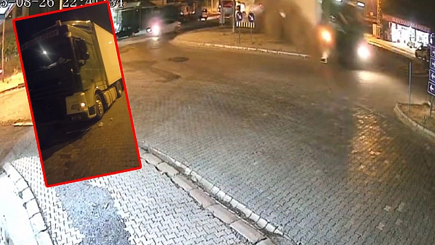 Elazığ'da tırın freni boşaldı: Sürücü faciayı önledi