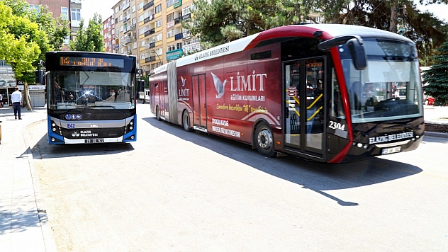 Elazığ'da Toplu Taşımada Geçici Güzergah Değişikliği