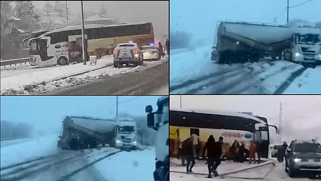 Elazığ'da trafik felç oldu: Her yerde kaza!