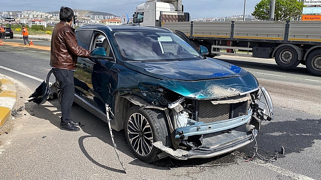 Elazığ'da trafik kazası: 1 yaralı