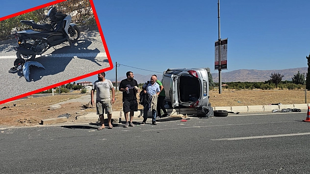 Elazığ'da trafik kazası: 2 yaralı
