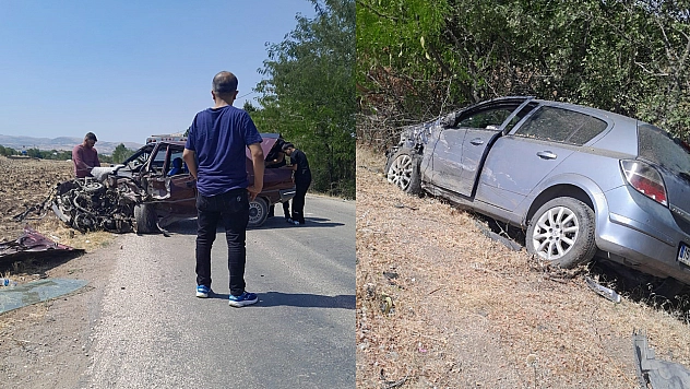 Elazığ'da trafik kazası!