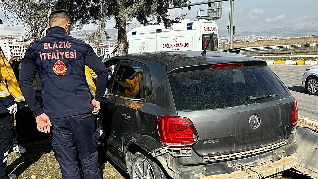 Elazığ'da trafik kazası!