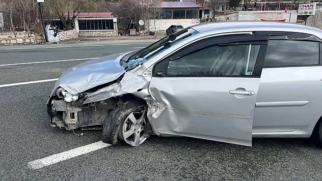 Elazığ'da trafik kazası!