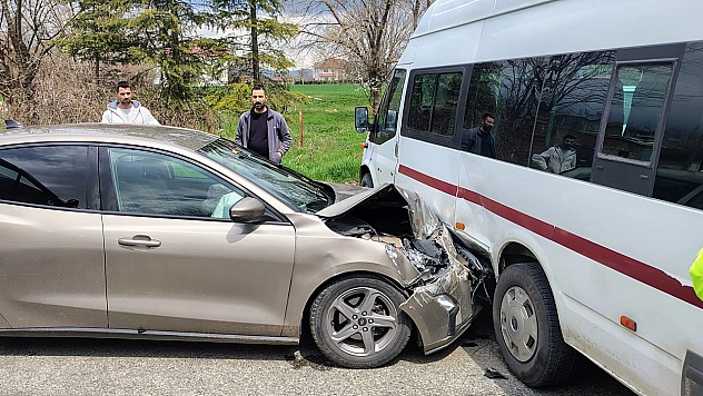 Elazığ'da trafik kazası!