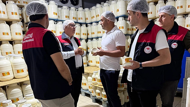Elazığ'da tulum peyniri tesislerine hijyen denetimi