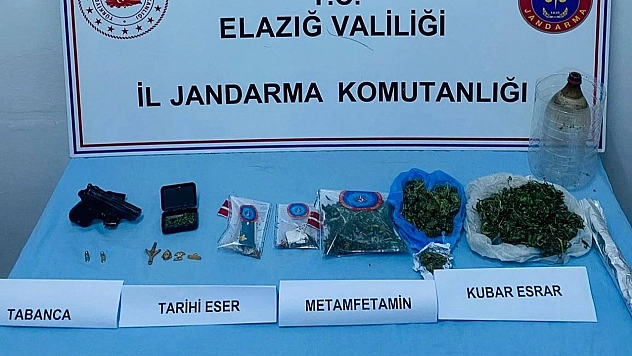 Elazığ'da Uyuşturucu Operasyonu 1 Gözaltı
