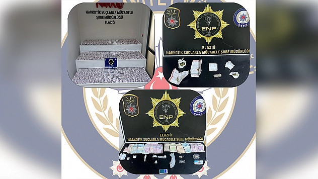 Elazığ'da uyuşturucuya geçit yok