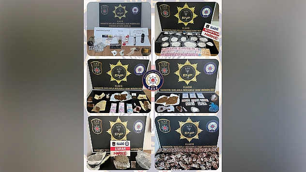 Elazığ'da uyuşturucuya geçit yok