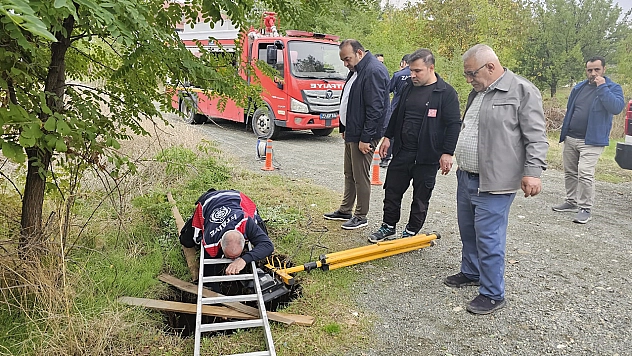 Elazığ'da yağış sonrası korkutan göçük