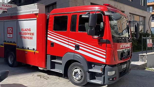 Elazığ'da yangın paniği