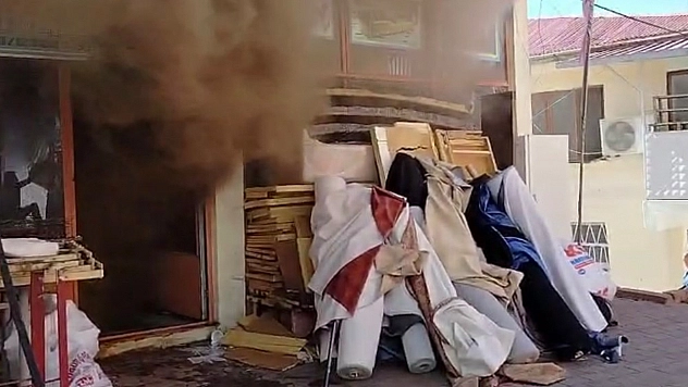 Elazığ'da yangın paniği!