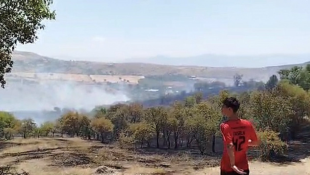 Elazığ'da yangın paniği