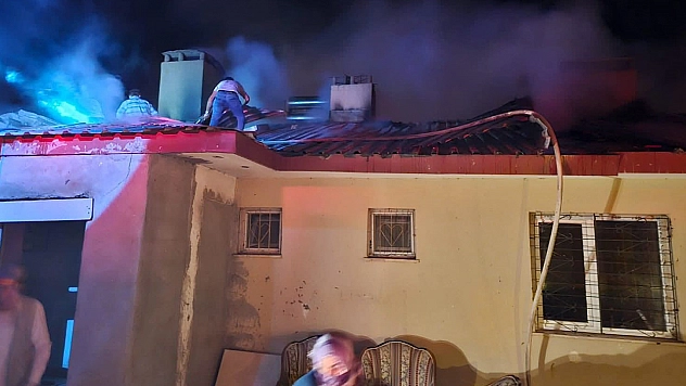 Elazığ'da yangından 3 kişi etkilendi