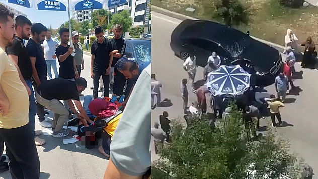 Elazığ'da yaralıyı böyle korudular