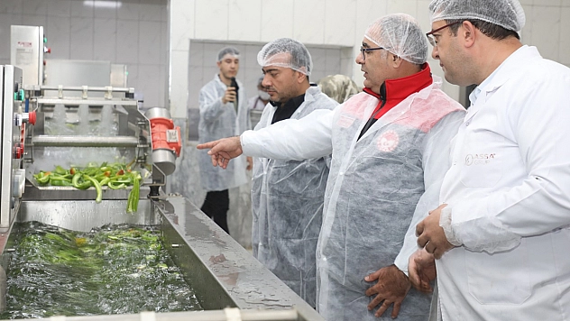 Elazığ'da yemek üretim işletmesine gıda denetimi