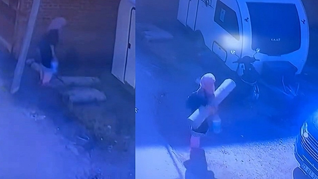 Elazığ'da yıkamaya gönderilecek halıları atıldı zannedip götürdü