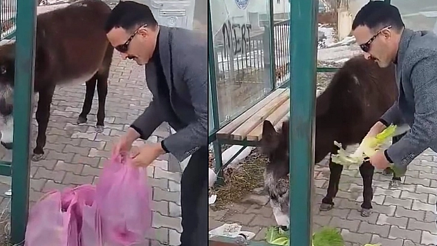 Elazığ'da yürek ısıtan davranış