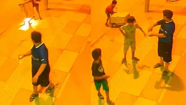 Elazığ'da yürekleri ağza getiren anlar