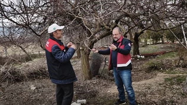 Elazığ'da zirai don mesaisi