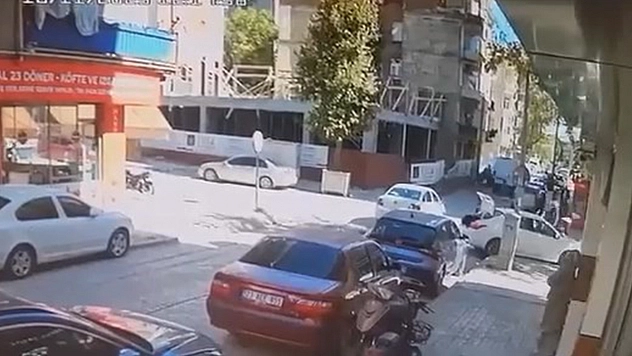 Elazığ'daki kaza kameralara yansıdı