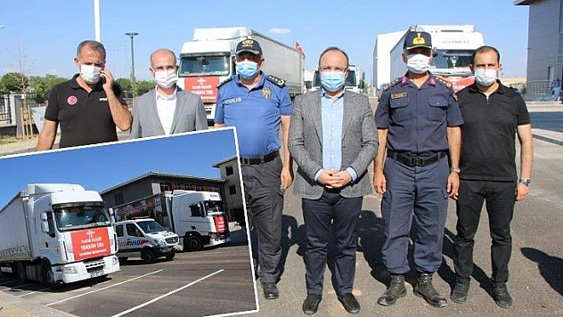 Elazığ'dan sel bölgesine 3 tır yardım